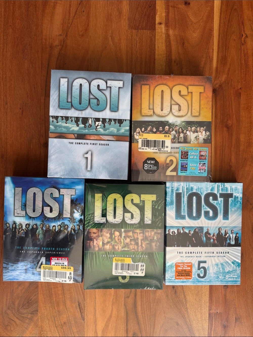 LOST - Seasons 1-5 unopened